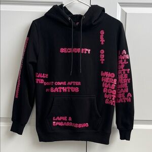 Meredith Marks RHOLSC quote black and pink hoodie